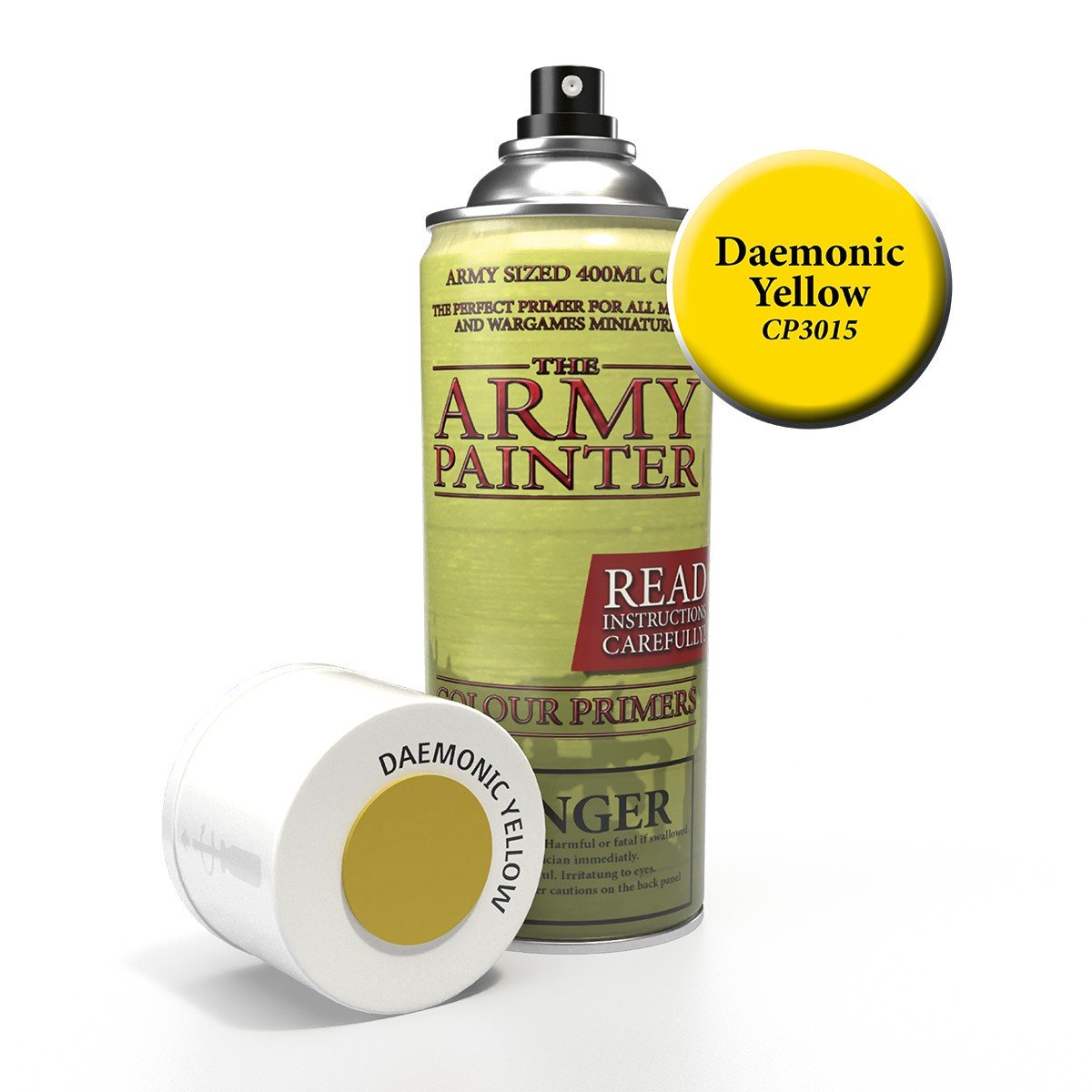 Army Painter Colour Primer - Daemonic Yellow