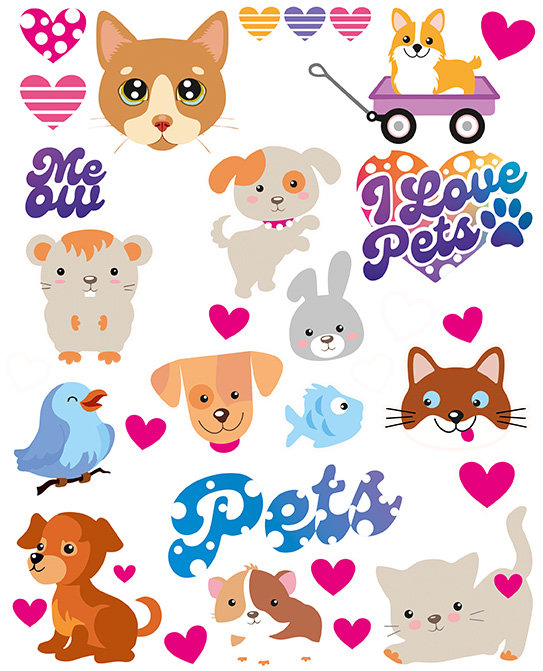 Naplamki DD-06 Pets