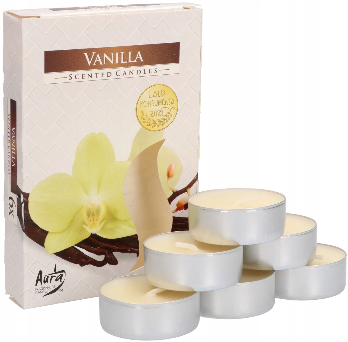 6X TEALIGHT PODGRZEWACZE ŚWIECZKI ZAPACHOWE WKŁAD