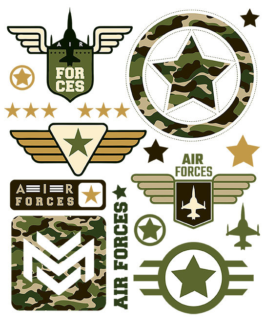 Naplamki DD-23 Air Forces
