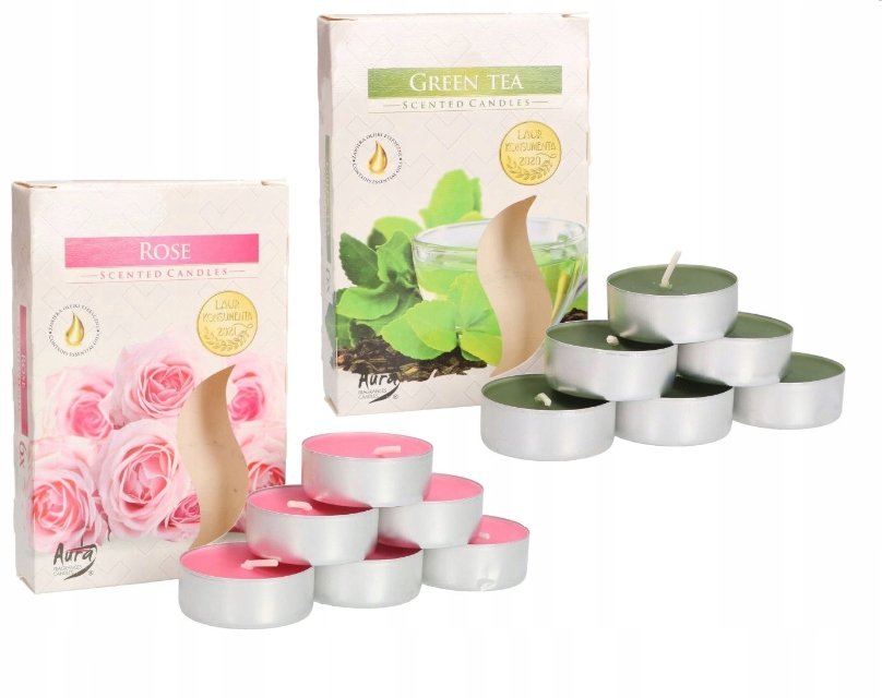 12X TEALIGHT PODGRZEWACZE ŚWIECZKI ZAPACHOWE WKŁAD