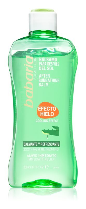 Babaria Balsamo Para Despues Del Sol Efecto Hielo Aloe 200 ml