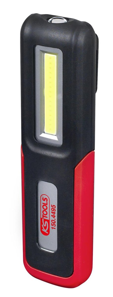 KS TOOLS Przeno?na warsztatowa lampa r?czna, gi?tka, 3 Watt COB LED