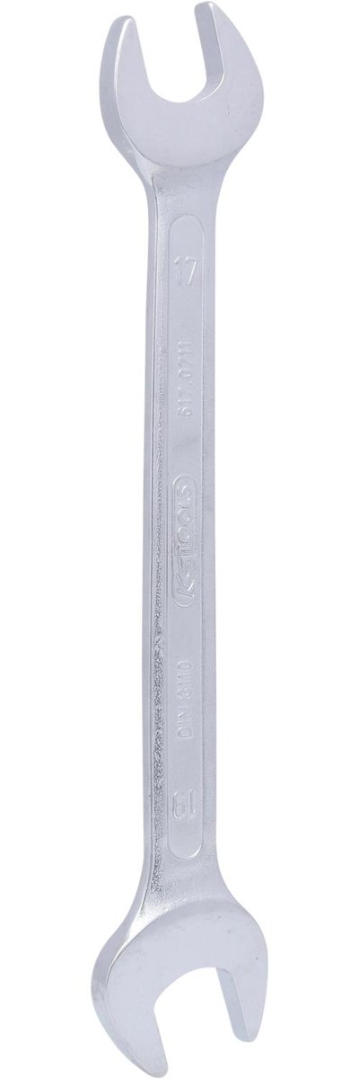 KS Tools Klucz z podwójną gardzielą 17 X 19 mm matowo chromowany, CR-V 4042146127759