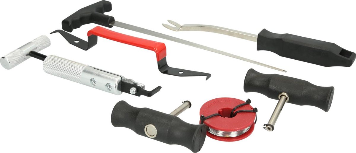 Brilliant Tools Zestaw do demonta?u szyby przedniej, 7-szt