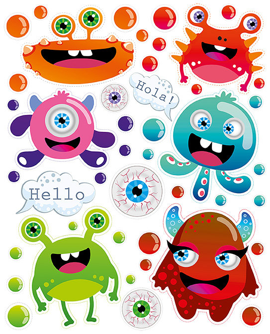 Naplamki DD-45 Monsters