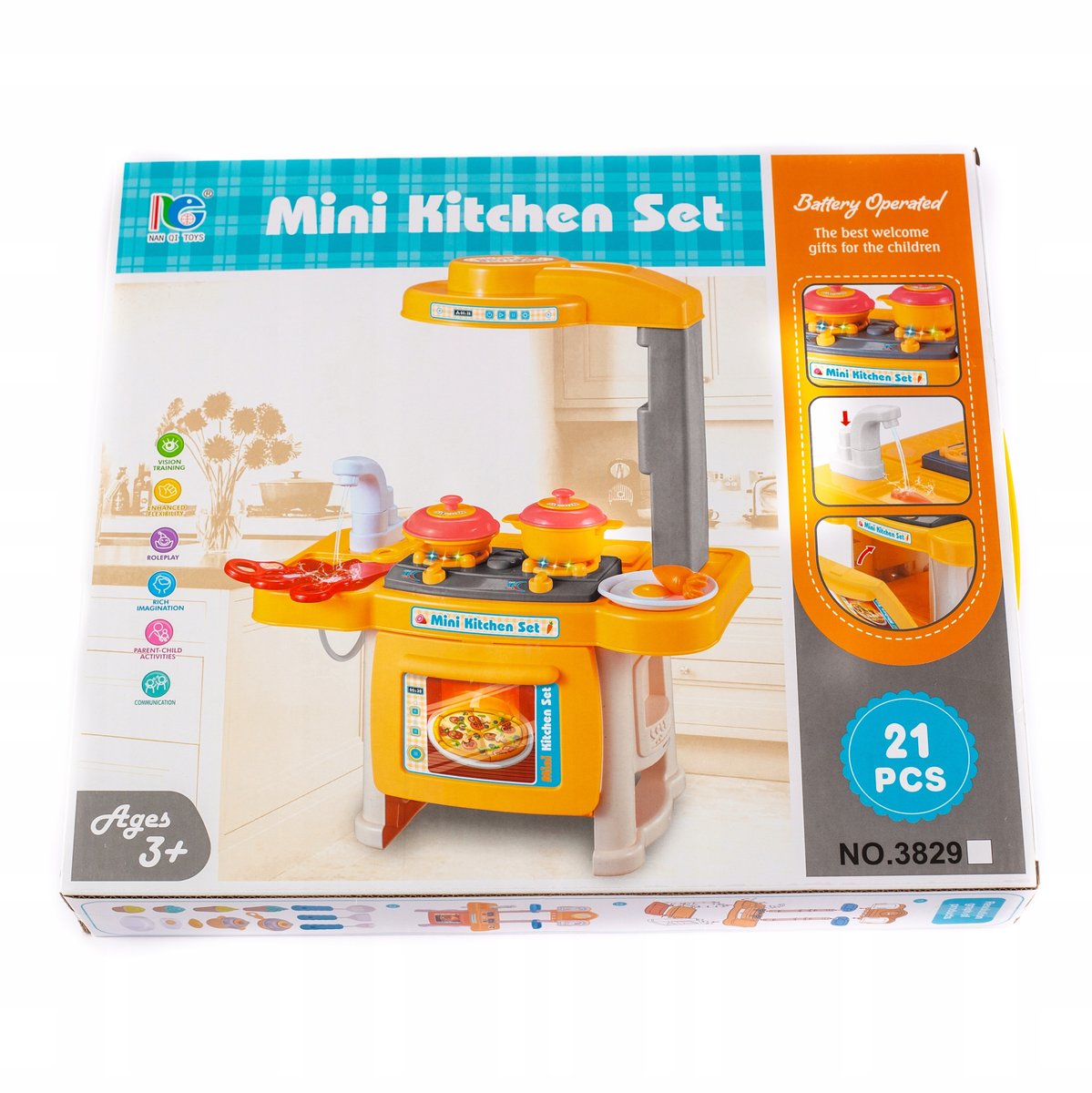 Kuchnia Dla Dzieci Mini Kuchenka Woda Kran