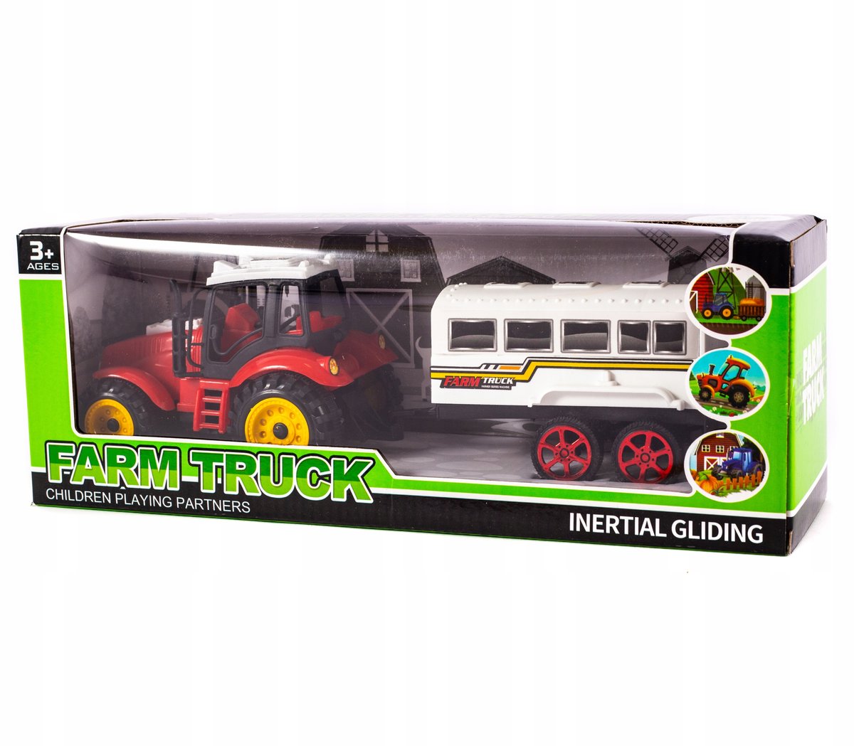 Traktor Z Przyczepą Pojazd Rolniczy Różne Kolory