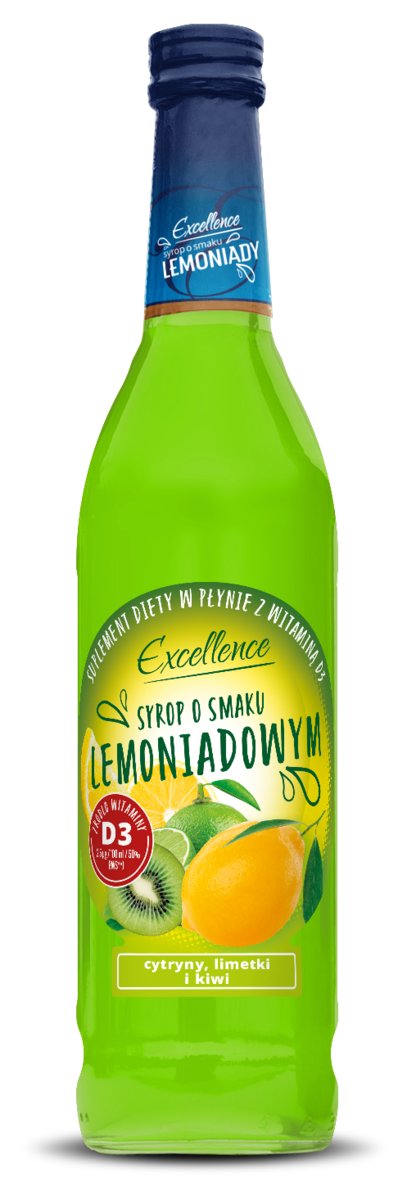 Syrop Lemoniadowy O Smaku Cytryny, Limetki I Kiwi 430Ml
