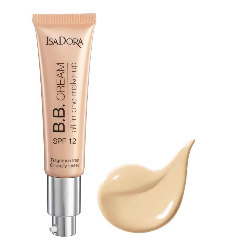 IsaDora B.B.cream 08 blonde beige all-in-one make-up 35 ml SPF 12 podkład do twarzy