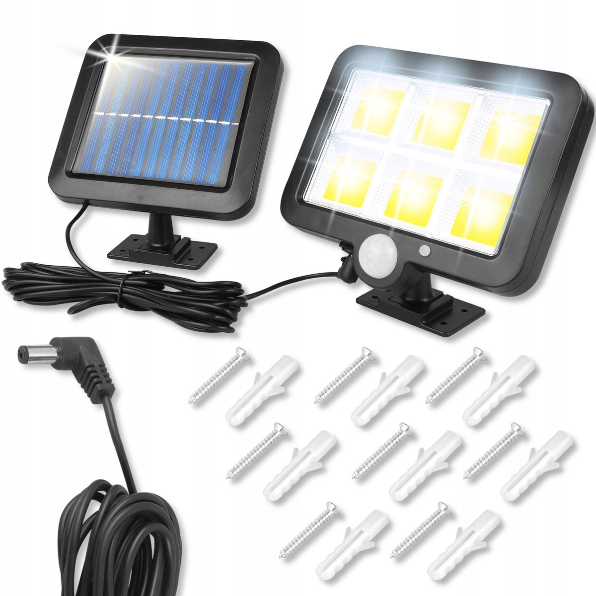 Lampa Solarna Led Czujnik Ruchu Zmierzchu