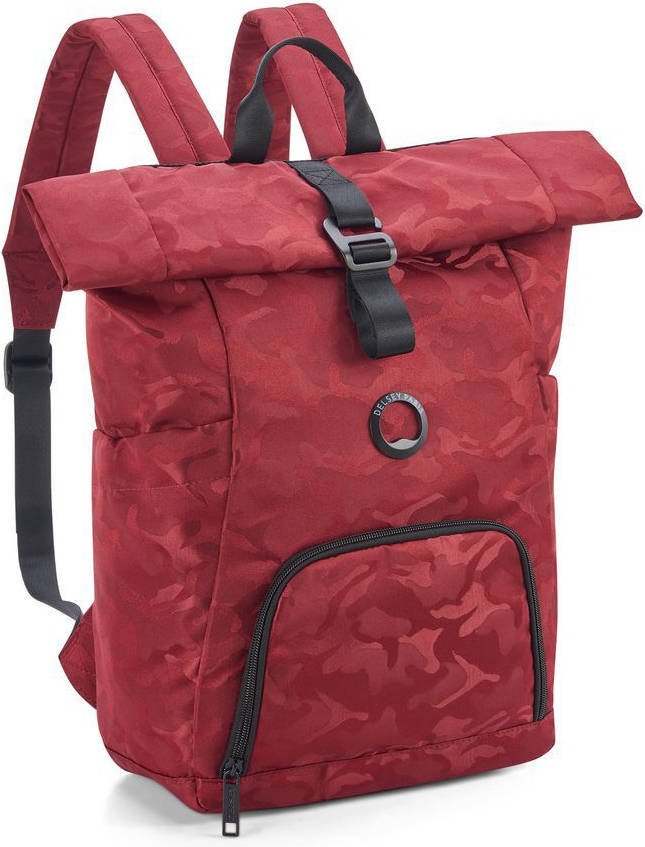 Plecak na laptopa do 15,6'' Delsey Citypak Rolltop Bordowy