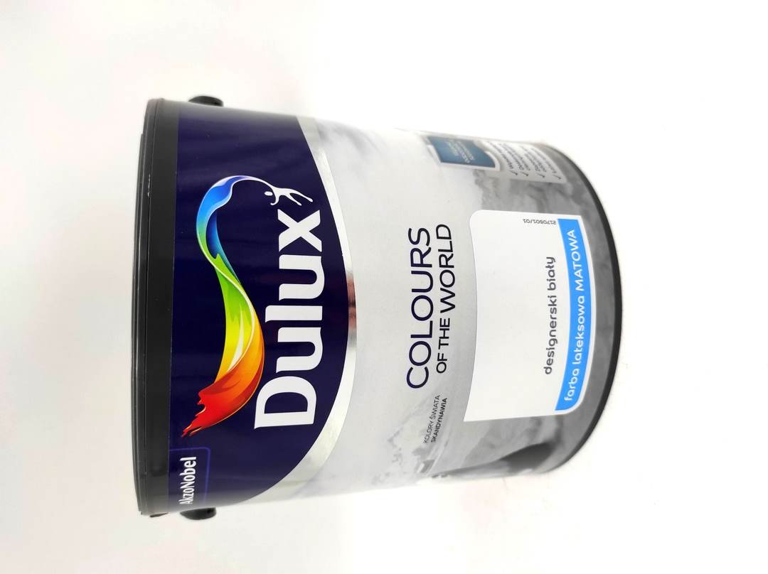 Farba lateksowa Dulux Kolory Świata Designerski Biały 2,5 l Dulux