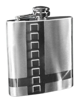 Piersiówka Ze Stali Nierdzewnej Krzyżv