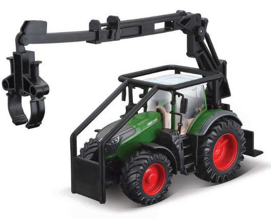 Bburago Traktor Z Łądowarką Farmer