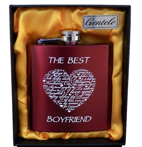 Piersiówka Ze Stali Nierdzewnej Best Boyfriend/ Gentelo