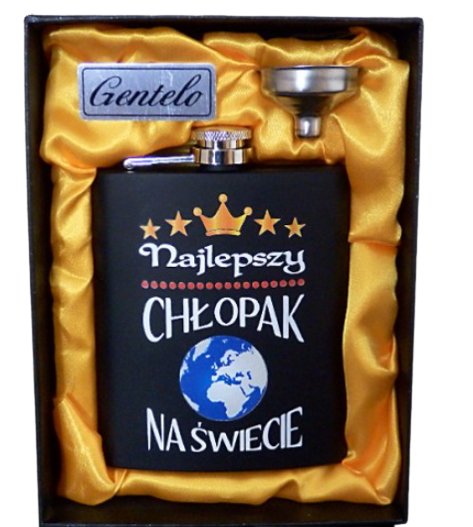 Piersiówka Ze Stali Nierdzewnej Dla Chłopaka/ Gentelo