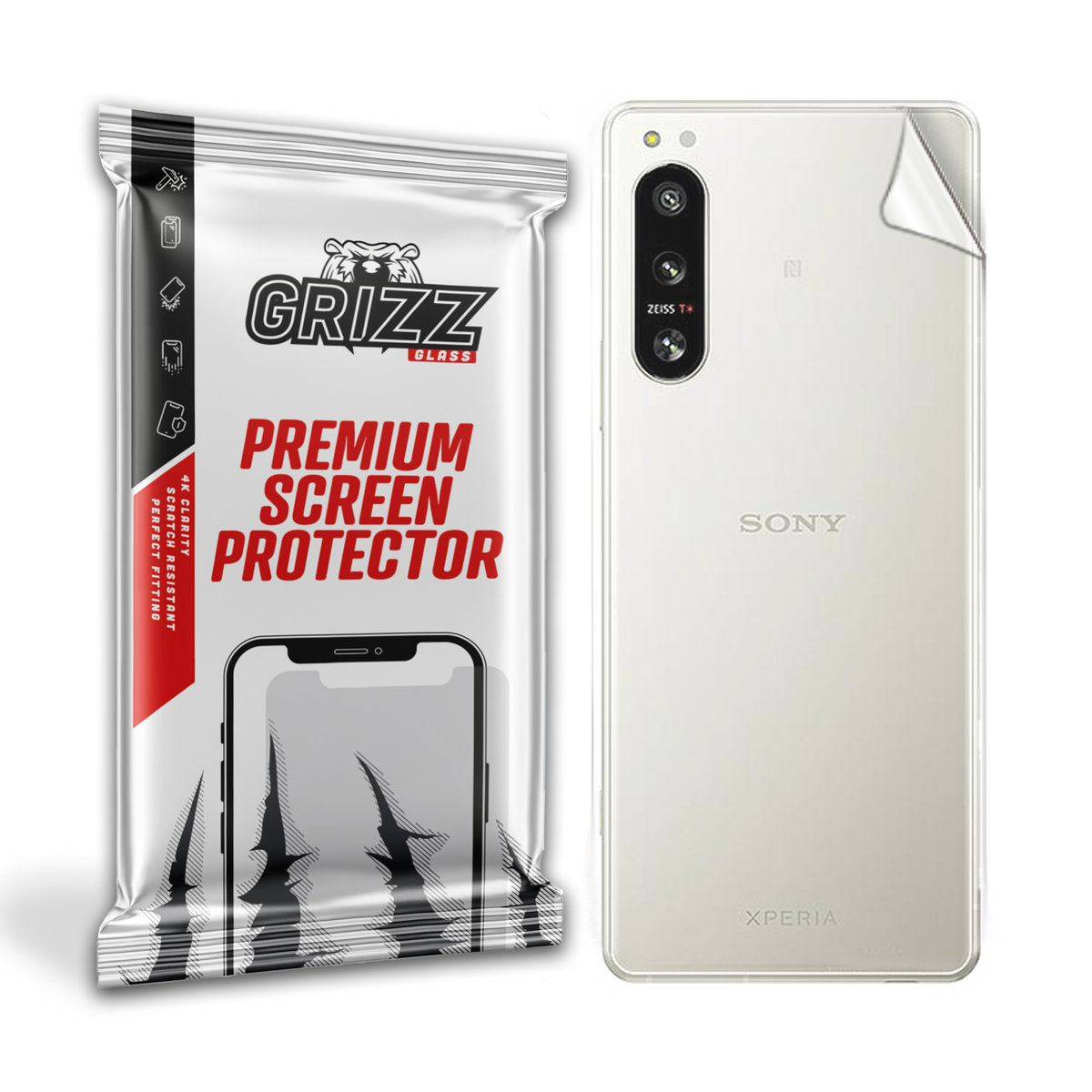 Grizzglass Satinskin Folia Na Tył Do Sony Xperia 5 Iv