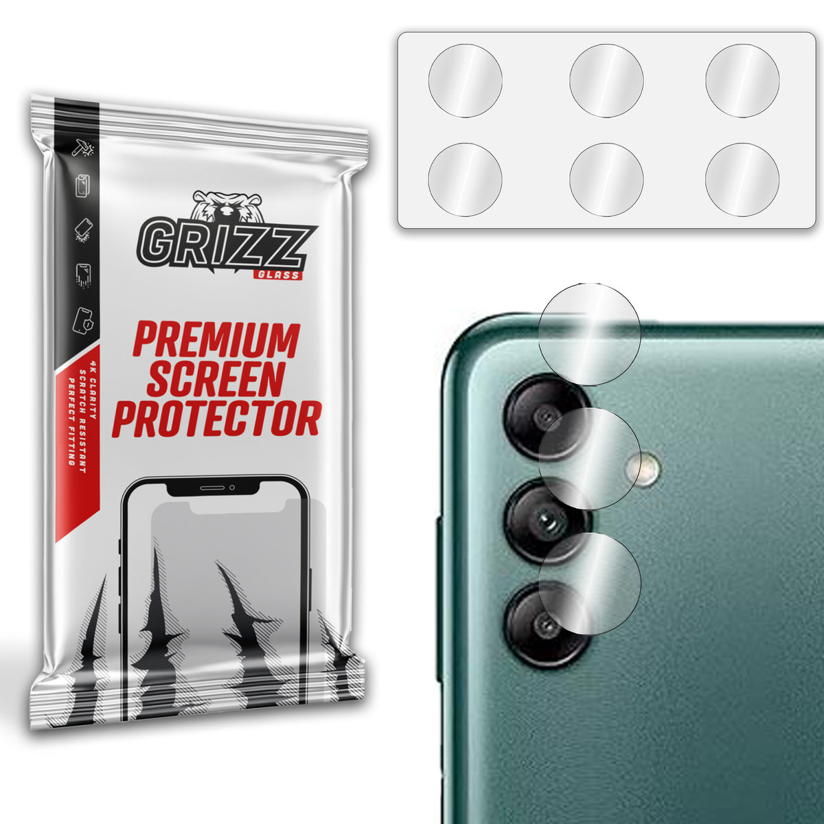 Grizzglass Hybridglass Camera Szkło Hybrydowe Na Obiektyw Do Samsung Galaxy A04S