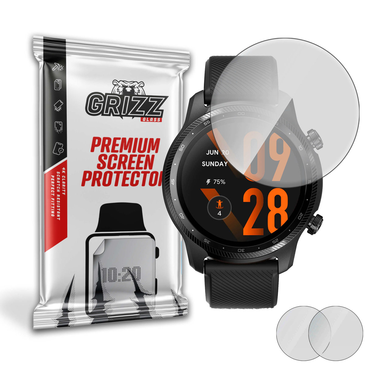 Grizzglass Paperscreen Folia Matowa Do Ticwatch 3 Pro Ultra