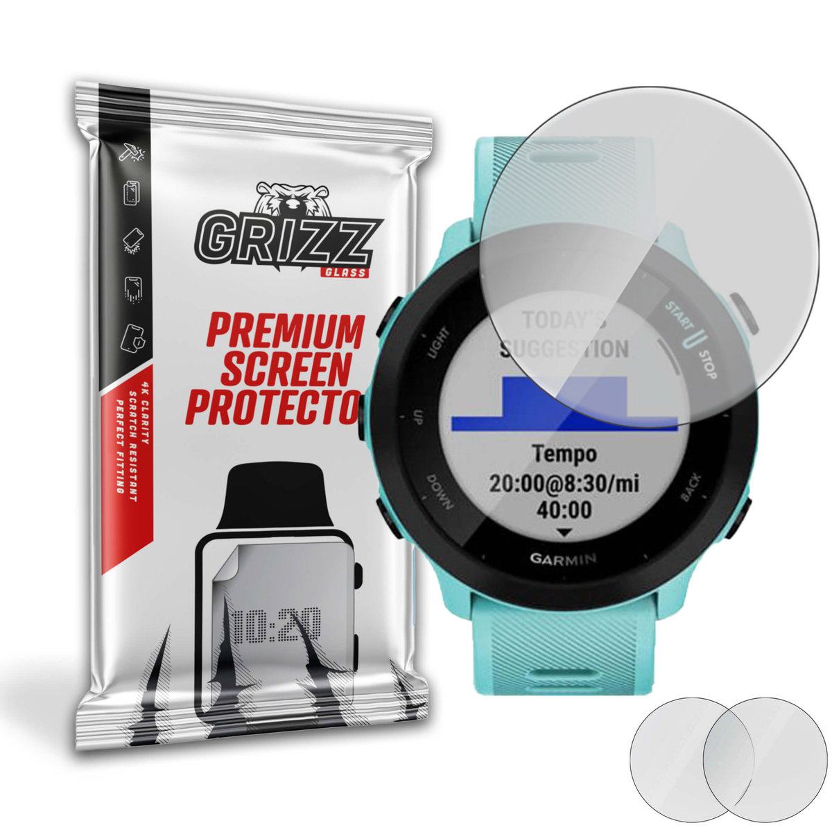 Grizzglass Paperscreen Folia Matowa Do Garmin Forerunner 55