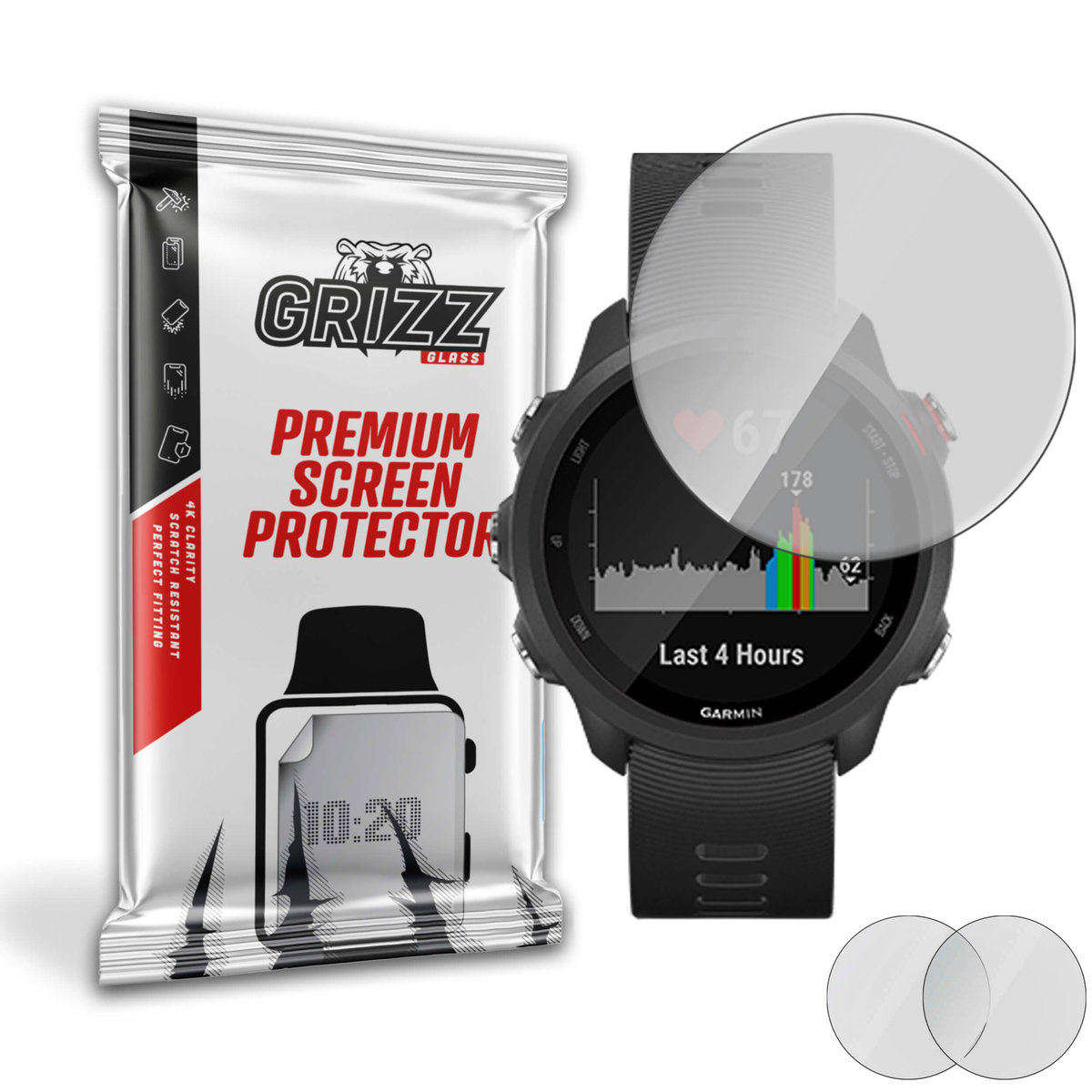 Grizzglass Paperscreen Folia Matowa Do Garmin Forerunner 245