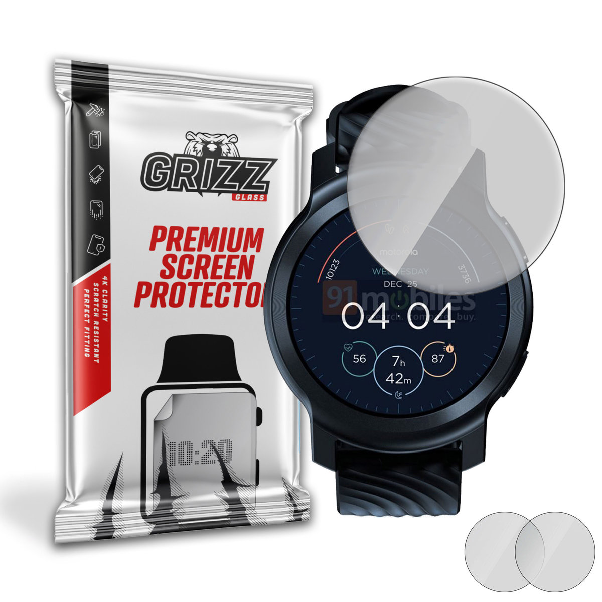 Grizzglass Paperscreen Folia Matowa Do Motorola Moto Watch 100