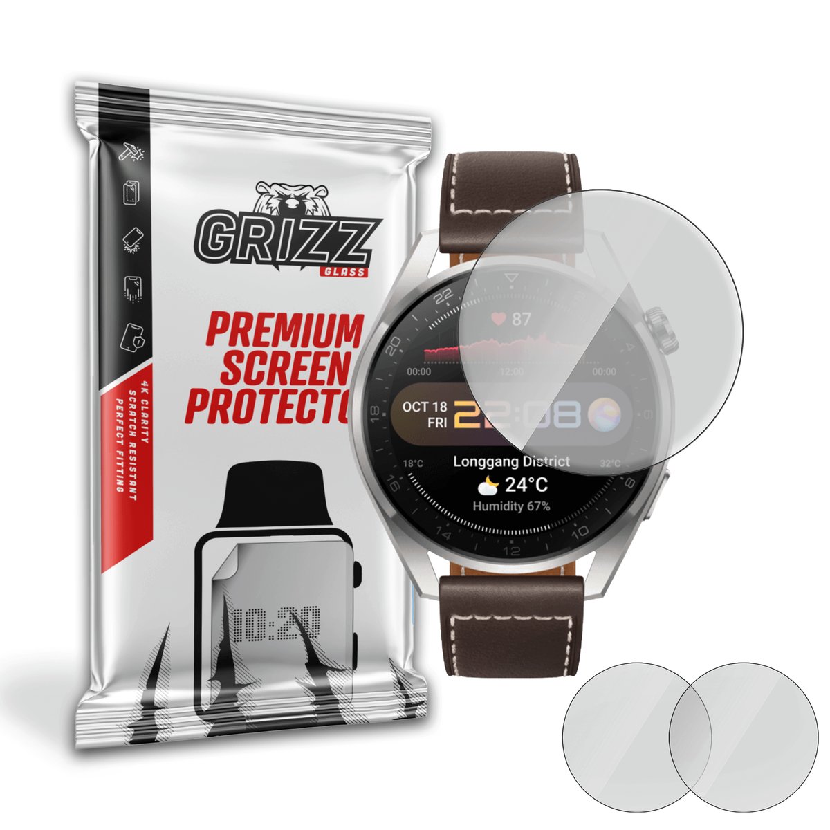 Grizzglass Paperscreen Folia Matowa Do Huawei Watch 3 Pro