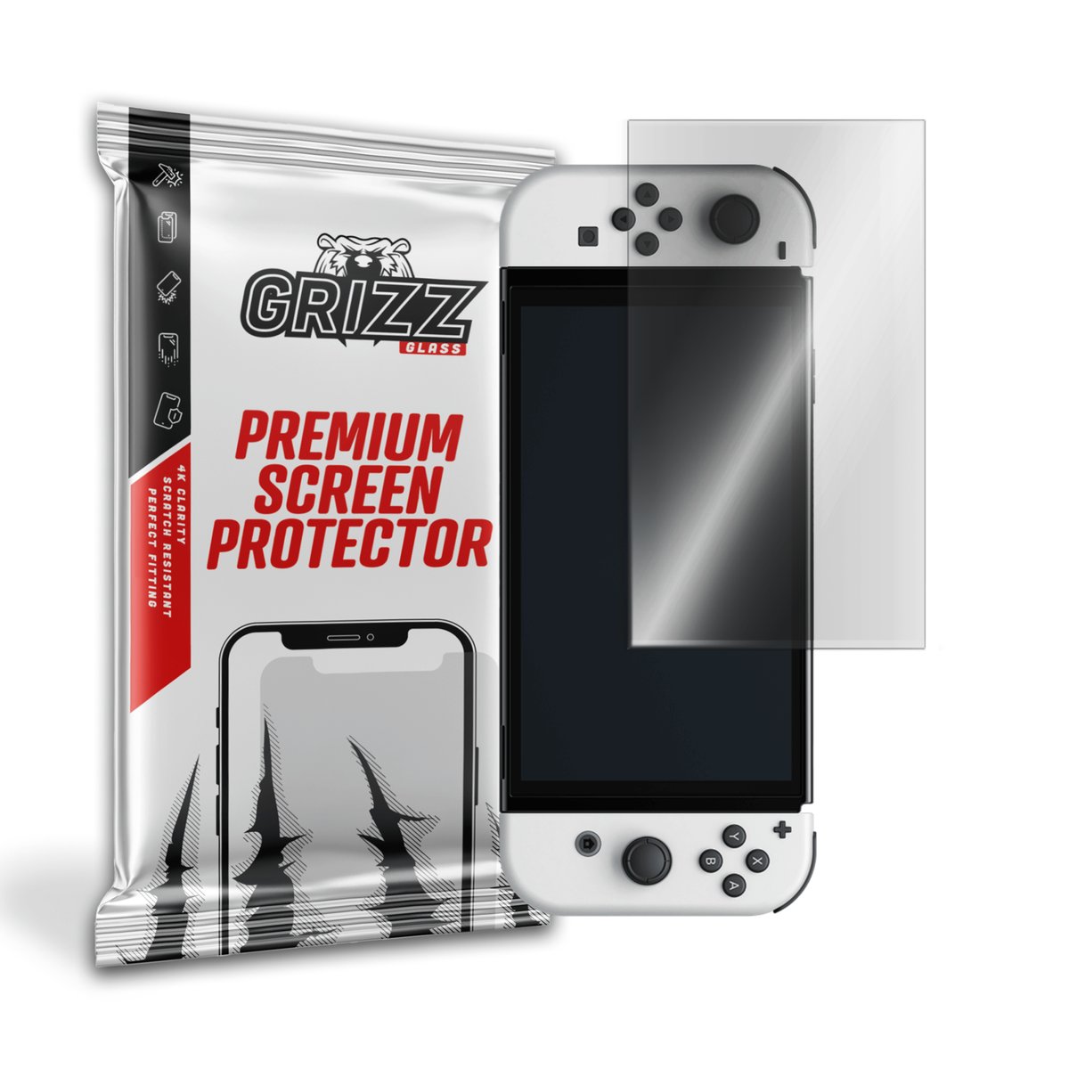Grizzglass Paperscreen Folia Matowa Do Nintendo Switch Oled