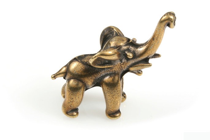 Szczęśliwy Słonik Figurka Na Biurko