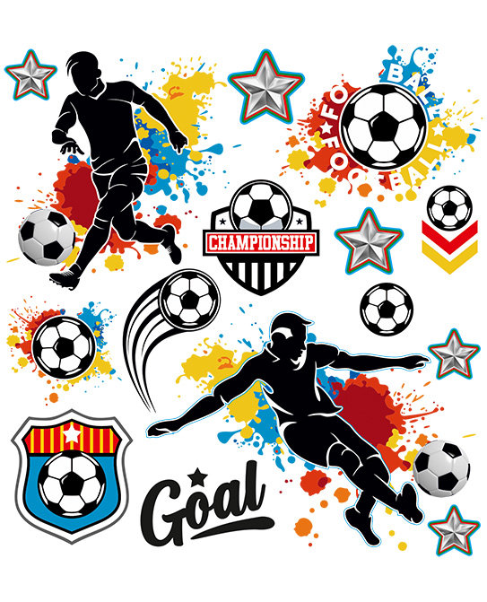 Naplamki Drukowane DM-41 Football