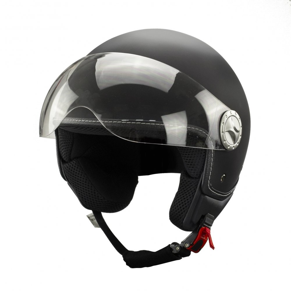 Kask Na Skuter Motocyklowy Otwarty Bb 592 S Czarny