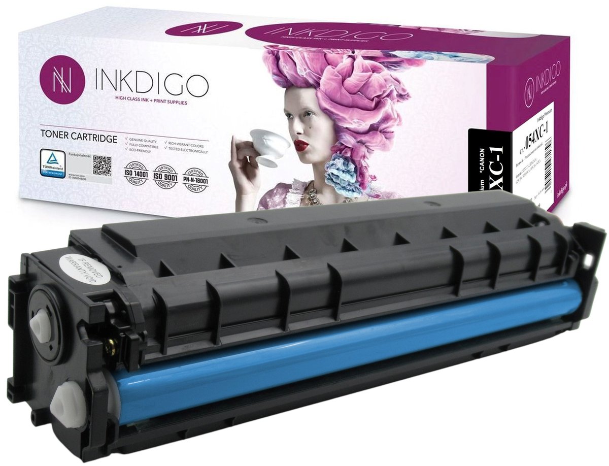 INKDIGO CRG-054H zgodny Toner do Canon I-Sensys LBP-621 MF645 Cyan