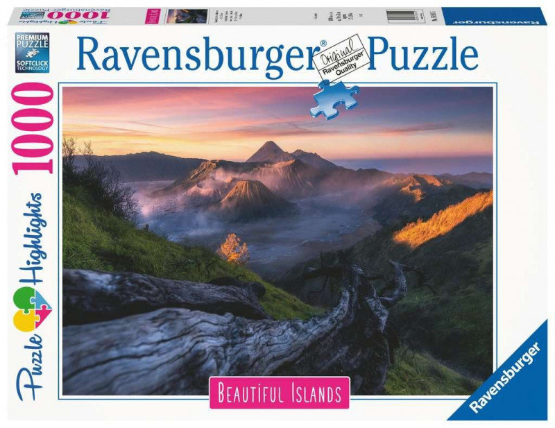 Ravensburger puzzle Piękne wyspy Jawa Bromo 1000 elementów