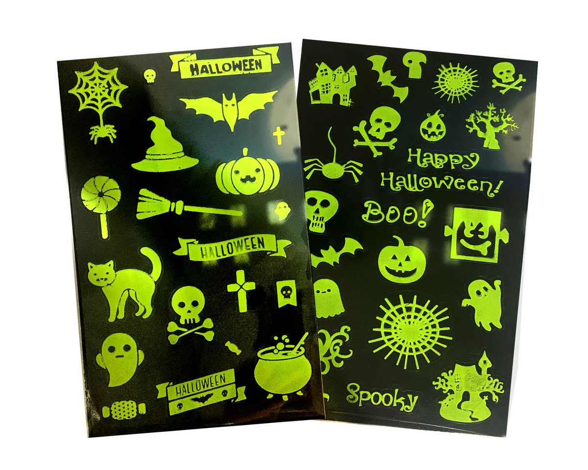 Arpex Naklejki Halloweenowe Glow in the Dark 135x270 mm