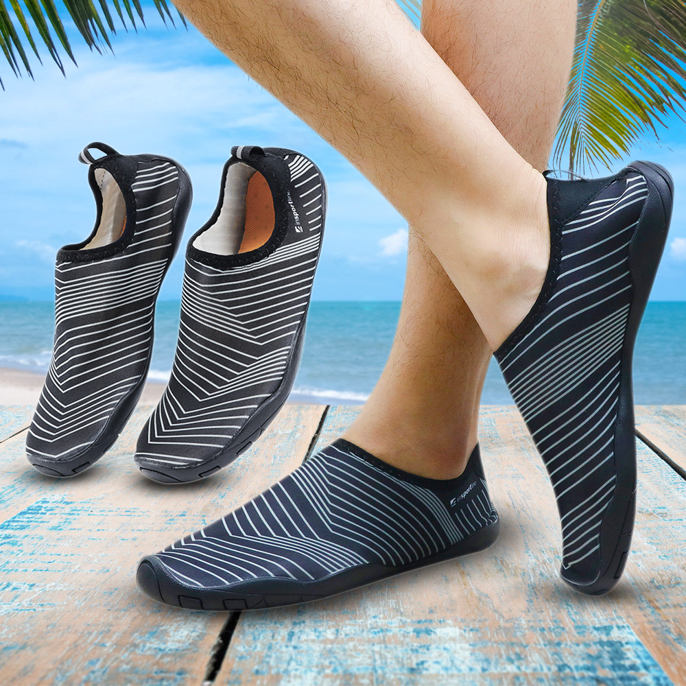 Buty kąpielowe do wody inSPORTline Makar unisex, Czarny, 41