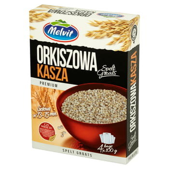 Melvit KASZA ORKISZOWA 4X100G 01MKOR