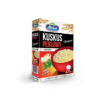 Melvit KUSKUS PERŁOWY Z WARZYWAMI 4X80G Zakupy dla domu i biura! 37700788