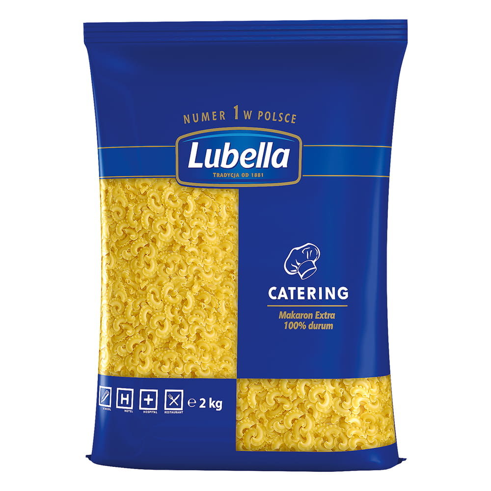 Lubella CATERING KOLANKA OZDOBNE MAKARON 2 KG 80463565
