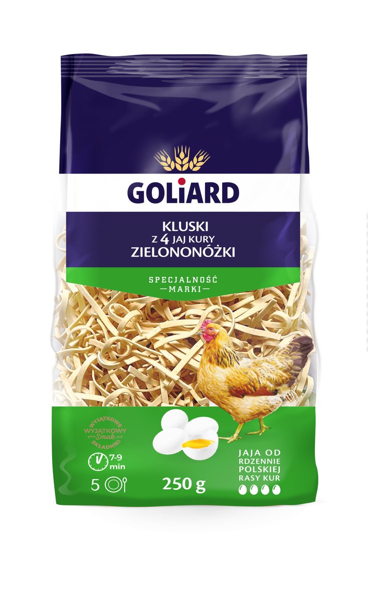 Goliard Kluski Z Jaj Kury Zielononóżki 250G