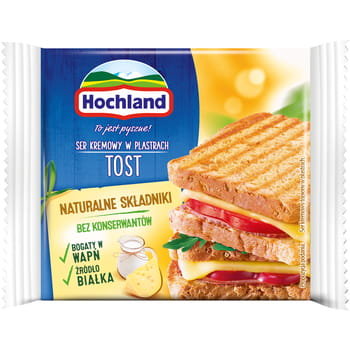 Hochland Tost ser kremowy topiony w plastrach