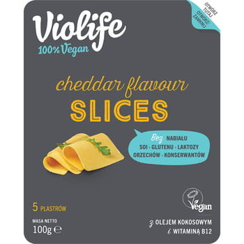 Violife - Wegański ser typu cheddar w plastrach
