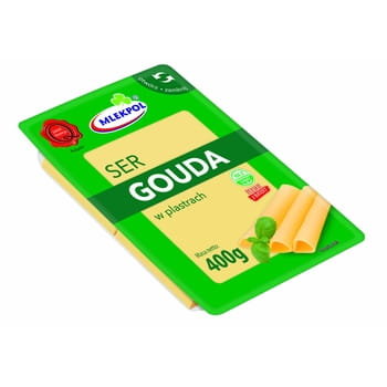 Ser Gouda Plastry 400G Mlekpol