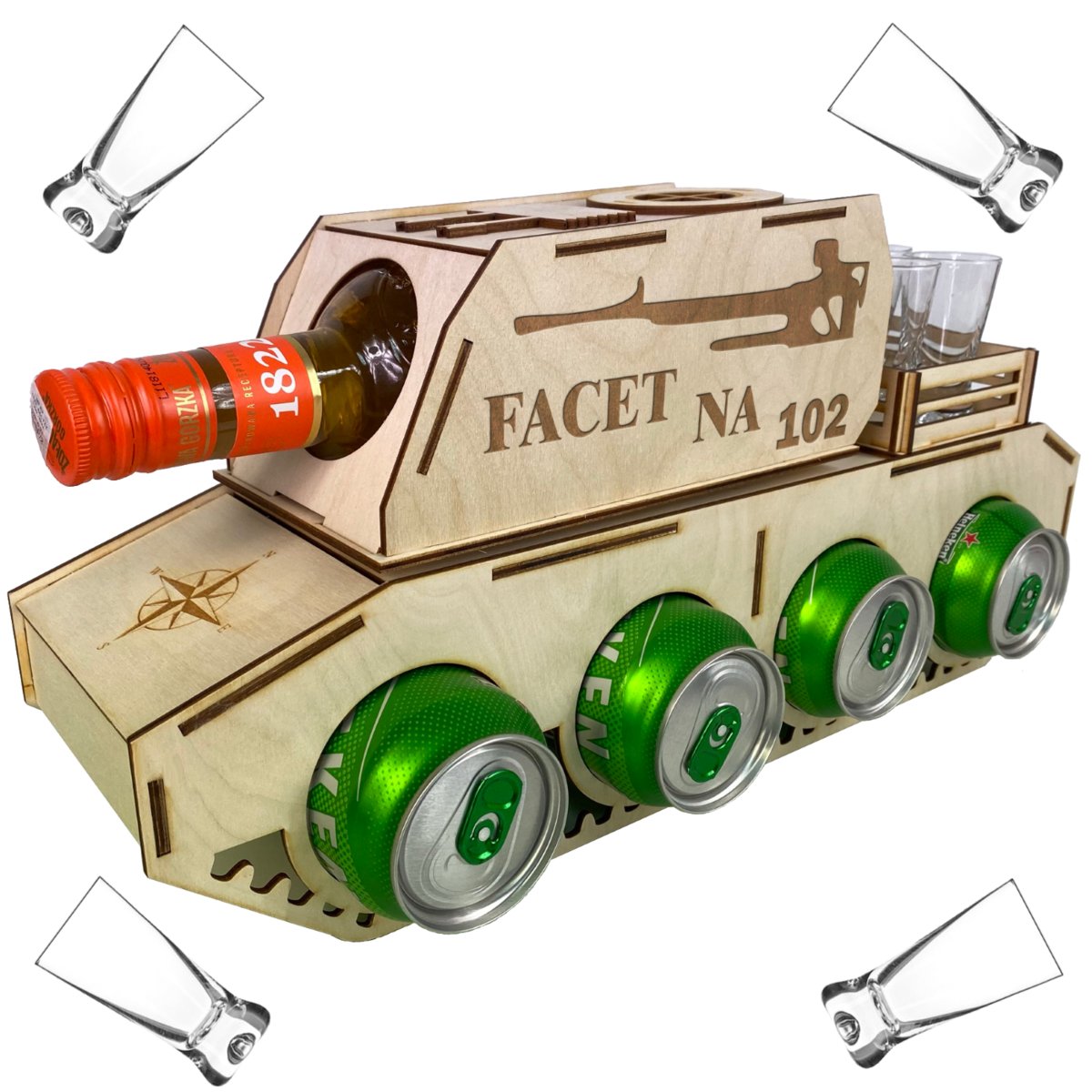 Skrzynka Stojak Na Alkohol Prezent Dla Chłopaka Męża Kochanka Partnera Rocznicę Urodziny Imieniny Walentynki Dzień Chłopaka Mężczyzny Kolegi Kumpla