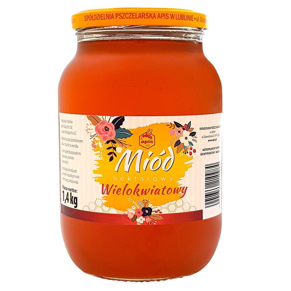 Apis Miód Nektarowy Wielokwiatowy 1,4 Kg