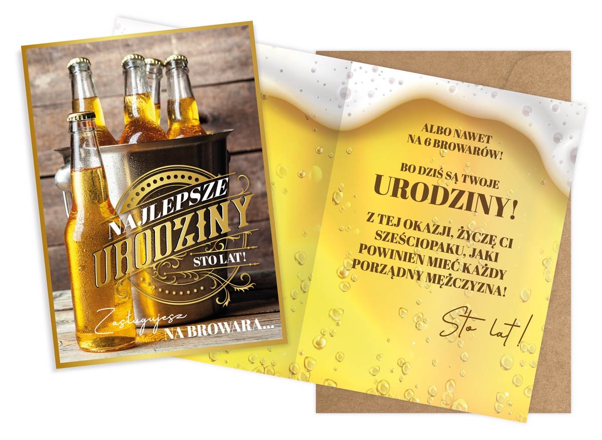 Karnet V Urodziny - Kukartka