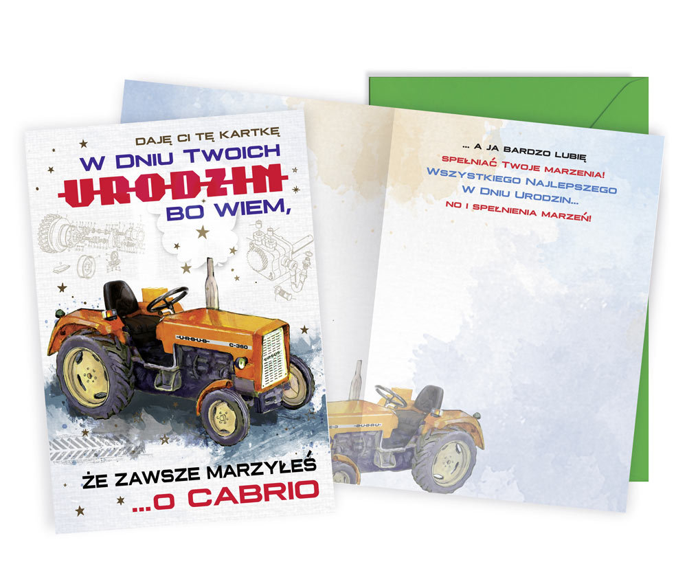 Karnet V Urodziny - Kukartka