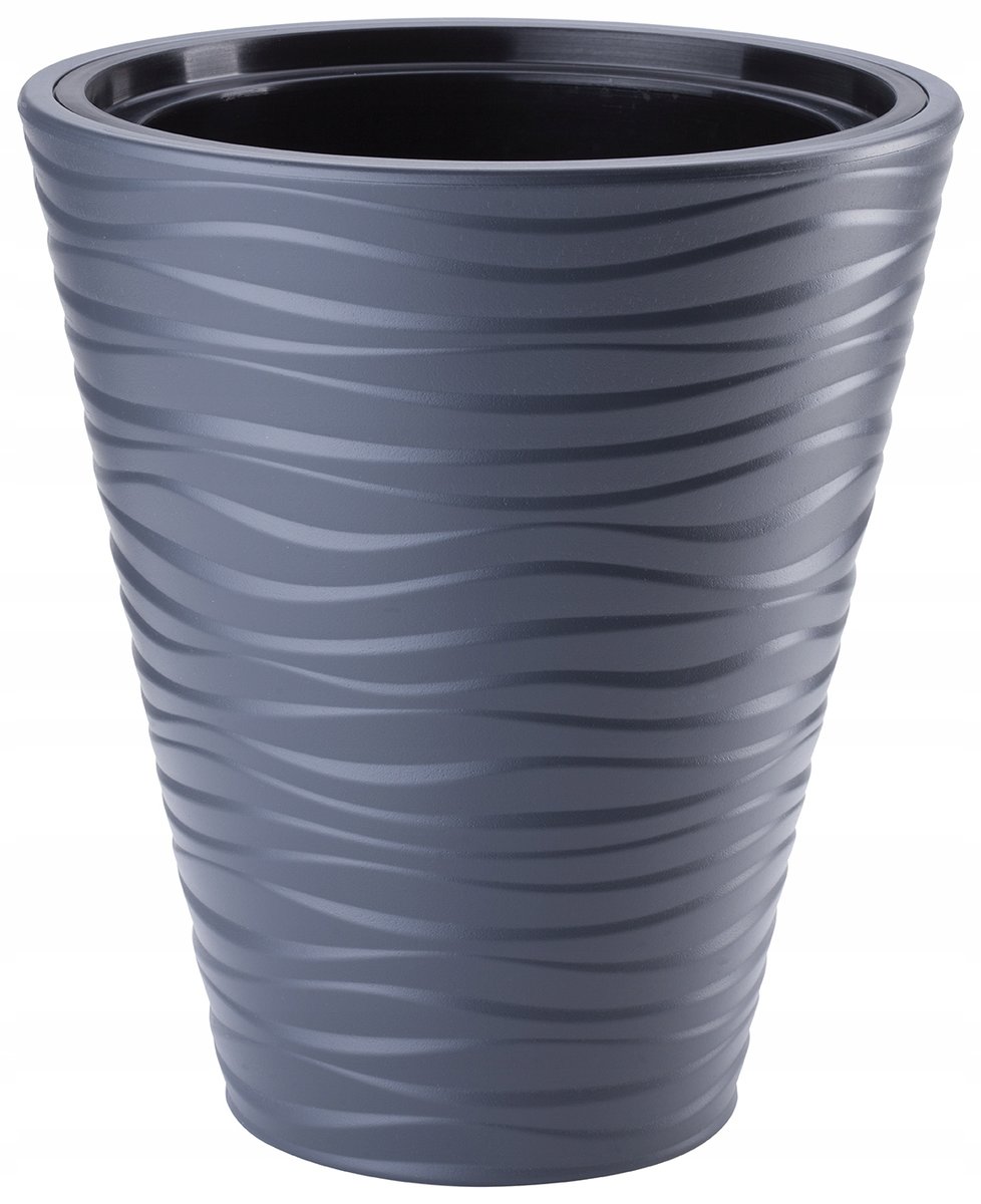 Form-Plastic Donica z wkładem SAHARA 30 antracyt