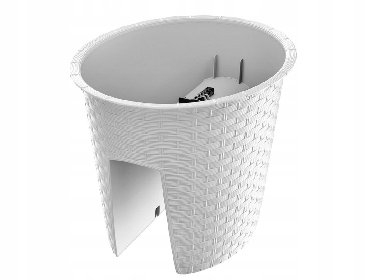 Doniczka Na Balustradę Ratolla Drlb300 | Biały