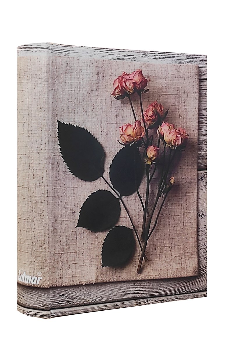 Album szyty na 200 zdjęć 10x15 z opisem WOODEN róża